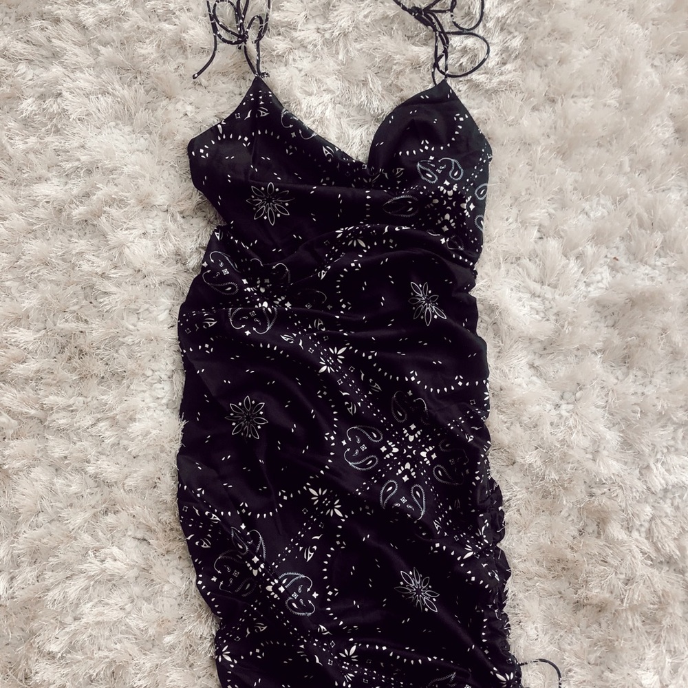 Lioness midi dress with tie sides